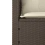 Three-piece garden sofa set and brown synthetic rattan cushions. by , Outdoor sofas - Ref: Foro24-365459, Price: 220,79 €, Di...