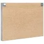 Engineered wood display case in concrete gray, 100x8.5x75 cm by , Shelves and shelves - Ref: Foro24-847936, Price: 57,87 €, D...
