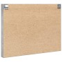 Ingenieurholz-Vitrine in Betongrau 100x8,5x75 cm von , Regale und Regale - Ref: Foro24-847936, Preis: 58,90 €, Rabatt: %