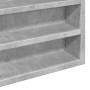 Ingenieurholz-Vitrine in Betongrau 100x8,5x75 cm von , Regale und Regale - Ref: Foro24-847936, Preis: 58,90 €, Rabatt: %