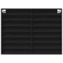 Black engineered wood display case 100x8.5x75 cm by , Shelves and shelves - Ref: Foro24-847934, Price: 61,01 €, Discount: %