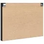 Black engineered wood display case 100x8.5x75 cm by , Shelves and shelves - Ref: Foro24-847934, Price: 61,01 €, Discount: %