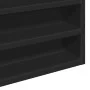 Black engineered wood display case 100x8.5x75 cm by , Shelves and shelves - Ref: Foro24-847934, Price: 61,01 €, Discount: %
