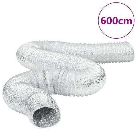 Aluminum ventilation duct 6 m Ø10 cm by , air ducts - Ref: Foro24-4008062, Price: 19,90 €, Discount: %