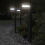 Außen-Stehlampen, 3 Stück, Schwarz, Aluminium, 80 cm von , Außenbeleuchtung - Ref: Foro24-4006340, Preis: 125,99 €, Rabatt: %