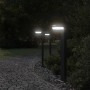 Außen-Stehlampen, 3 Stück, Schwarz, Aluminium, 80 cm von , Außenbeleuchtung - Ref: Foro24-4006340, Preis: 125,99 €, Rabatt: %