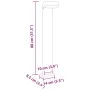 Outdoor floor lamps, 3 units, black aluminum, 80 cm by , Outdoor lighting - Ref: Foro24-4006340, Price: 125,99 €, Discount: %