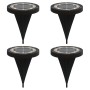 Solarleuchten für den Gartenboden mit Erdspießen in warmweiß, 4 Stück. von , Außenbeleuchtung - Ref: Foro24-4008202, Preis: 2...