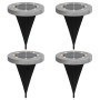 Solarleuchten für den Gartenboden mit Erdspießen in warmweiß, 4 Stück. von , Außenbeleuchtung - Ref: Foro24-4008200, Preis: 2...