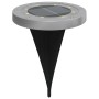 Solarleuchten für den Gartenboden mit Erdspießen in warmweiß, 4 Stück. von , Außenbeleuchtung - Ref: Foro24-4008200, Preis: 2...