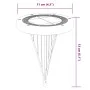 Solarleuchten für den Gartenboden mit Erdspießen in warmweiß, 4 Stück. von , Außenbeleuchtung - Ref: Foro24-4008200, Preis: 2...