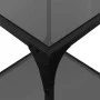 Black glass and steel coffee tables, set of 2, 40x40x40 cm by , Coffee table - Ref: Foro24-845965, Price: 55,82 €, Discount: %