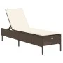 Sun loungers with cushions 2 units synthetic brown rattan by , Loungers - Ref: Foro24-3261588, Price: 295,24 €, Discount: %