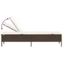 Sun loungers with cushions 2 units synthetic brown rattan by , Loungers - Ref: Foro24-3261588, Price: 295,24 €, Discount: %