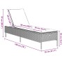 Sun loungers with cushions 2 units synthetic brown rattan by , Loungers - Ref: Foro24-3261588, Price: 300,79 €, Discount: %