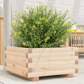 Solid pine wood planter 50x50x26.5 cm by , Pots and planters - Ref: Foro24-847293, Price: 53,71 €, Discount: %