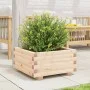 Jardinera de madera maciza de pino 50x50x26,5 cm de , Maceteros y jardineras - Ref: Foro24-847293, Precio: 53,94 €, Descuento: %