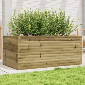 Imprägnierte Kiefernholz-Pflanzschale 110x60x45,5 cm von , Töpfe und Pflanzgefäße - Ref: Foro24-847287, Preis: 168,66 €, Raba...