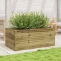 Imprägnierte Kiefernholz-Pflanzschale 110x60x45,5 cm von , Töpfe und Pflanzgefäße - Ref: Foro24-847287, Preis: 166,51 €, Raba...