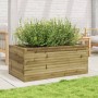 Jardinera madera de pino impregnada 110x60x45,5 cm de , Maceteros y jardineras - Ref: Foro24-847287, Precio: 168,58 €, Descue...