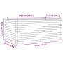 Imprägnierte Kiefernholz-Pflanzschale 110x60x45,5 cm von , Töpfe und Pflanzgefäße - Ref: Foro24-847287, Preis: 168,66 €, Raba...