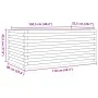 Pine wood planter impregnated 110x60x45.5 cm by , Pots and planters - Ref: Foro24-847287, Price: 166,51 €, Discount: %