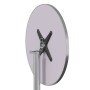 Außentisch mit höhenverstellbarer Aluminium-Bar, Ø59,5x70/114,5 cm. von , Gartentische - Ref: Foro24-4007198, Preis: 100,78 €...
