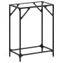 Console table with transparent glass surface and steel frame 60x35x81 cm by , console tables - Ref: Foro24-846016, Price: 36,...