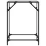 Console table with transparent glass surface and steel frame 60x35x81 cm by , console tables - Ref: Foro24-846016, Price: 36,...