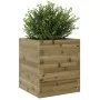 Imprägnierte Kiefernholz-Pflanzschale 40x40x46 cm von , Töpfe und Pflanzgefäße - Ref: Foro24-3282403, Preis: 92,35 €, Rabatt: %