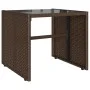 Garden sofa set 4 pieces with brown synthetic rattan cushions by , Garden sets - Ref: Foro24-4003879, Price: 286,84 €, Discou...