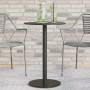 Runder Gartentisch aus schwarzem Stahl Ø50x72 cm von , Gartentische - Ref: Foro24-4009308, Preis: 92,15 €, Rabatt: %
