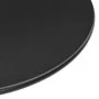 Round garden table, black steel, Ø50x72 cm by , Garden tables - Ref: Foro24-4009308, Price: 90,74 €, Discount: %