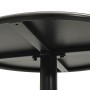 Round garden table, black steel, Ø50x72 cm by , Garden tables - Ref: Foro24-4009308, Price: 92,42 €, Discount: %