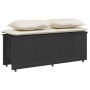 Garten-Essgruppe, 3-teilig, mit schwarzen Kunststoff-Rattan-Kissen. von , Gartensets - Ref: Foro24-4003902, Preis: 239,35 €, ...