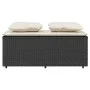 Garden dining set 3 pieces with black synthetic rattan cushions by , Garden sets - Ref: Foro24-4003902, Price: 236,35 €, Disc...