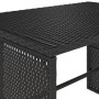 Garten-Essgruppe, 3-teilig, mit schwarzen Kunststoff-Rattan-Kissen. von , Gartensets - Ref: Foro24-4003902, Preis: 239,35 €, ...