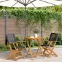 3-piece PE rattan and solid black wood bistro set by , Garden sets - Ref: Foro24-3281802, Price: 181,09 €, Discount: %