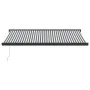 Retractable aluminum awning with anthracite gray and white fabric, 4x3 m. by , Awnings - Ref: Foro24-3216130, Price: 462,18 €...