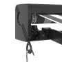 Retractable aluminum awning with anthracite gray and white fabric, 4x3 m. by , Awnings - Ref: Foro24-3216130, Price: 462,18 €...