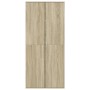 Shoe cabinet made of plywood in oak color, measuring 80x39x178 cm. by , Shoe racks and shoe organizers - Ref: Foro24-3276674,...