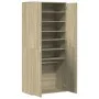 Shoe cabinet made of plywood in oak color, measuring 80x39x178 cm. by , Shoe racks and shoe organizers - Ref: Foro24-3276674,...
