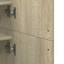 Shoe cabinet made of plywood in oak color, measuring 80x39x178 cm. by , Shoe racks and shoe organizers - Ref: Foro24-3276674,...
