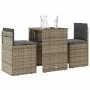 Garden set 3 pieces synthetic rattan chairs and table with beige cushion by , Garden sets - Ref: Foro24-4003872, Price: 195,7...