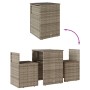 Sillas y mesita de jardín 3 piezas ratán sintético cojín beige de , Conjuntos de jardín - Ref: Foro24-4003872, Precio: 195,43 €