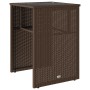 Garden chairs and table with cushions 3 pieces brown PE rattan by , Garden sets - Ref: Foro24-4003870, Price: 195,50 €, Disco...