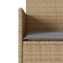 2-seater garden sofa with table and beige PE rattan cushions by , Outdoor sofas - Ref: Foro24-4003887, Price: 140,60 €, Disco...