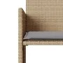 Garden sofa for 2 people with table and beige PE rattan stools by , Outdoor sofas - Ref: Foro24-4003893, Price: 190,90 €, Dis...