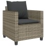 Gartenstühle und Tischchen mit Kissen, 3-teilig, aus grauem PE-Rattan. von , Gartensets - Ref: Foro24-4003898, Preis: 236,75 ...
