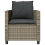 Garden chairs and table with cushions 3 pieces gray PE rattan by , Garden sets - Ref: Foro24-4003898, Price: 236,75 €, Discou...